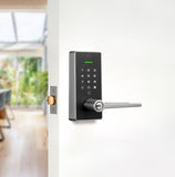 YALE LIBI DIGITAL LEVER KEYED SATIN NICKEL