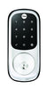 YALE ASSURE KEYED SATIN CHROME WITH YALE HOME APPLE HK Satin Chrome