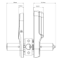 Yale Assure Keyed Lever Satin Chrome With Yale Home Module Satin Chrome