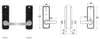 YALE UNITY ENTRANCE LOCK SILVER