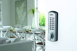 Lockwood DX DIGITAL KEYPAD WITH 002 DEADLATCH WITH KNOB DP Satin Chrome