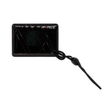 Black electronic device with a cord on a white background, featuring the Hafele logo.