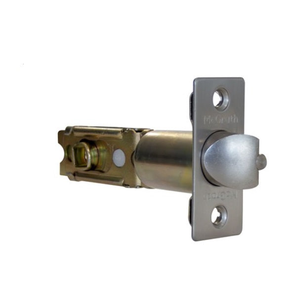 McGrath Adjustable  Latch – 60/70mm Backset, Satin Stainless Steel, 2-Hour Fire Rated