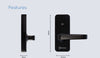 McGrath Windsor Digital Lock, 2 hour Fire Rating, Black Finish, Latch Not Included (Black)